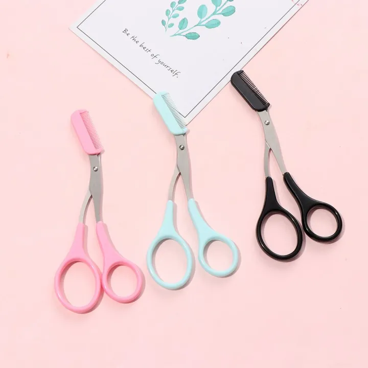 OMQAIO%203PCS%20Beauty%20Makeup%20Grooming%20Eyebrow%20Eye%20Cosmetic%20Tool%20Eyebrow%20Trimmer%20Hair%20Remover%20Comb%20Eyelash%20Hair%20Clips%20-%20Image%209
