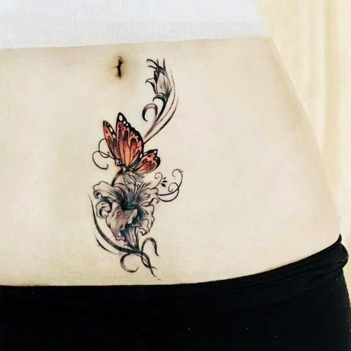 Miss%20Meow%20Colorful%20Flower%20Tattoo%20Sticker%20Waterproof%20Female%20Lasting%20Vertical%20C-section%20Scar%20Covering%20Tattoo%20Sticker%20-%20Image%208