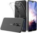 Soft Lofad Case Transparent Back Cover for Nokia 6.1 Plus.