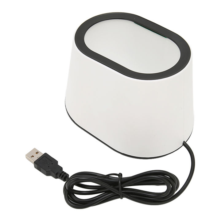 Desktop QR Code Scanner Plug and Play USB Desktop 1D Barcode QR Code Scanner Scan Code Payment Box