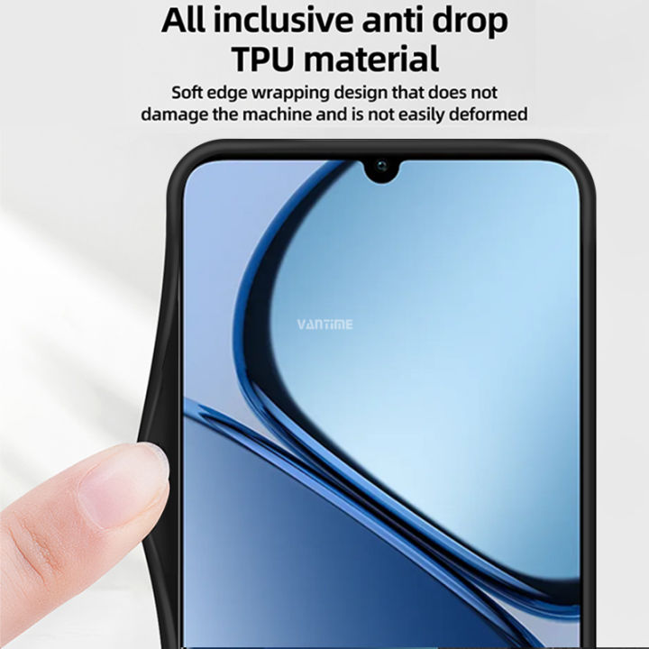 Vantime%20for%20Realme%20C63%20/%20C61%204G%20Case%20Modern%20PU%20Leather%20Matte%20Hard%20Back%20Case%20Compatible%20with%20Magnetic%20Holder%20-%20Image%205