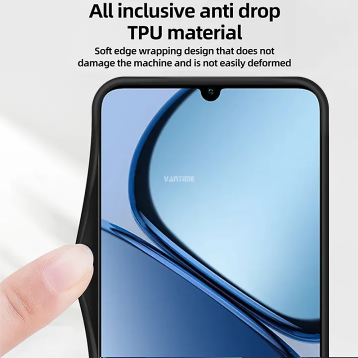 Vantime%20for%20Realme%20C63%20/%20C61%204G%20Case%20Modern%20PU%20Leather%20Matte%20Hard%20Back%20Case%20Compatible%20with%20Magnetic%20Holder%20-%20Image%205