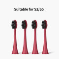 SEAGO Electric Toothbrush Head Replacement Brush Sonic 4PCS Compatible For SG986/SG987/S2/SX/S5 Gum Health Whitening Brush Heads.