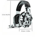 Big Game Headset Microphone For PS4 PS5 XBOX360 XBOX ONE SWITCH Mobile Game Office Learning Ergonomic Design Wearing Comfortable Gray Camouflage.