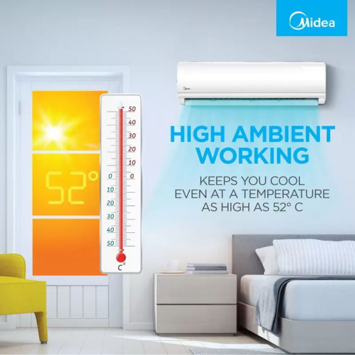 MIDEA%201%20ton%20Split%20type%20AC%20NON%20INVERTER%20(%205%20years%20compressor%20warranty%20)%20save%20energy%20with%20Free%20Delivery%20-%20Image%204