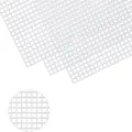 30 Pieces Plastic Mesh Canvas Sheets for Embroidery, Acrylic Yarn Crafting, Knit and Crochet Projects (10.6 x 10.6cm). 
