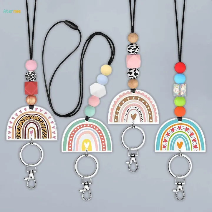 Teacher%20Lanyards%20for%20ID%20Badges%20and%20Keys%20Keychain%20Cute%20Silicone%20Beaded%20Lanyard%20for%20Doctor%20Employees%20Students%20Women%20-%20Image%202