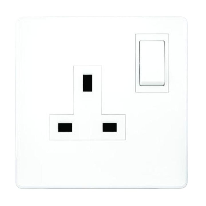Energypac EG Aristro Series 13A 3 Pin Flat Socket 3Pin Electrical Wall ...