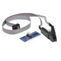 SOIC8 SOP8 FLASH CHIP IC Test Clips Socket Adapter BIOS/24/25/93 Programmer 24C W25Q SOP8 TO DIP8 SPI BIOS FLASH.