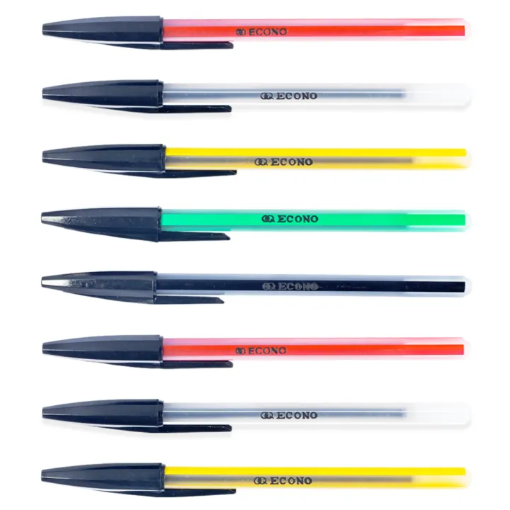 Econo%20Ball%20Pen%20-%20Pack%20Of%2030%20Pens%20-%20Black%20ink%20color%20-%20Gives%20impression%20of%20a%20pencil%20-%20Long%20Usage%20-%20Classic%20Looking%20-%20Multicolor%20body%20-%20Image%204