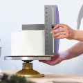 Adjustable Cake Scraper Baking Crisp Corners Cakes Comb Metal Cake Edge Smoother Made Of Stainless Steel Diy Baking Tools. 