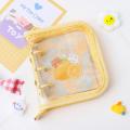 Kawaii Zipper Kpop Photocards Binder Mini Photo card Holder Idol Pictures Collect Book Album Journal Notebook School Stationery.