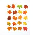 40PCS Green Leaf Maple Leaves Leaf Stickers Nature PET Scrapbook Stickers DIY Style Diary Stickers Album Journal. 
