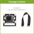 Waveshare IMX219 Camera Module For Raspberry Pi 5, 8MP, MIPI-CSI Interface, Options For 79.3° / 120° FOV, IMX219 Sensor. 