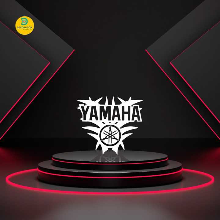 Yamaha Logo Fire Pattern Stickers Bike Fz v2 Fzs v3 Mt 09 Stem Sides Mudguard Hood Bumper sticker