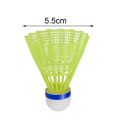 6Pcs/Set Luminous Badminton Balls LED Foamed Plastic Sport Badminton Colorful Light-up Shuttlecocks Children LED Badminton Set.