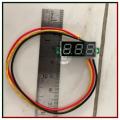 Mini Digital DC Voltmeter Meter Volt Tester Detector Monitor 2 Wire 3 Bit Red LED tube for DC UPS IPS Battery Tester ATS etc. 