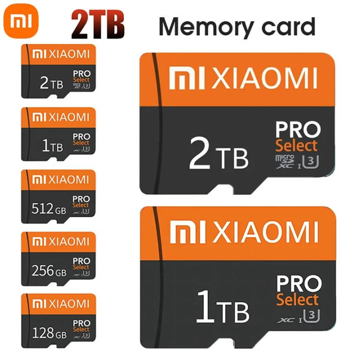 Xiaomi 2TB 1TB Memory Card High Speed C10 SD Card 128GB 256GB 512GB U3 A2 Flash Memory Card 128GB Micro Tarjeta Sd For Phone