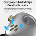 CCA CXS in Ear Monitor Headphones 10mm Dynamic Driver IEM Earphone,Wired Noise Isolating Earbuds with 2Pin Detachable Cord. 