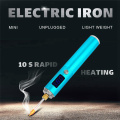 High-Power Cordless Soldering Iron Rechargeable Soldering Iron Portable Removable Battery With LED Display USB Fast Heat.