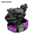 Newmsnr On Sale Low Latency Gaming Earphones Built In Mic Headphones LED Display Bluetooth Earphone Bluetooth5.0 Wireless Earbuds IPX5 Waterproof Headset Noise Cancelling Airpods For /Xiaomi/ Huawei /Samsung/Vivo etc. 