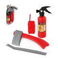 4pcs/set Children Firefighter Fireman Cosplay Toys Kit Fire Extinguisher Intercom Wrench Gifts For Kids. 