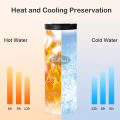 EsoGoal 550ML Thermos Cup Stainless Steel Office Cup Coffee Cup Thermos Bottle Leak Proof Travel Gift Cup New Design Cup Coffee Insulation Cup Thermal Flask Hot Water Coffee Cup. 