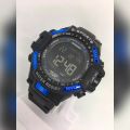 Best Waterproof Shunway Rubber Sports Digital Watch For Men Chorno Black. 