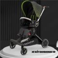 V9 Baby Walking Artifact Walking Stroller High Landscape Can Sit Lie Flat Lightweight and Foldable Four-wheeled Stroller. 