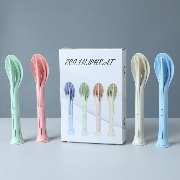Three-in-one%20Environmentally%20Travel%20picnic%20Friendly%20Wheat%20Straw%20Tableware%20Sustainable%20Knife%20fork%20spoon%20three%20in%20one%20portable%201%20set%20-%20Image%202