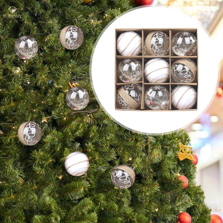 9x%20Christmas%20Ball%20Ornaments%20Decoration%20Christmas%20Tree%20for%20Anniversary%20Home%20-%20Image%202
