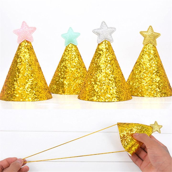 Gold%20Star%20Birthday%20Glitter%20Caps%201st%20Birthday%20Hat%20Newborn%20Baby%20Birthday%20Headband%201%202%203%20Year%20Birthday%20Party%20Decoration%20-%20Image%208