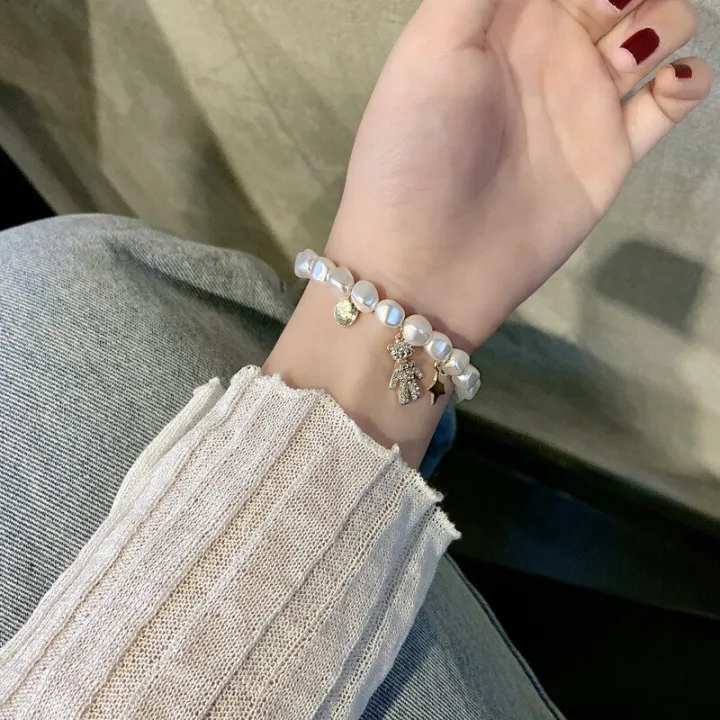 %E3%80%90TianYu%20Mall%E3%80%9140%20Style%20Korean%20Fashion%20Imitation%20Pearls%20Daisy%20Flower%20Bracelet%20Gold%20Color%20Green%20Stone%20Star%20Bracelets%20for%20-%20Image%205