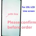 Original With Line For Google Pixel 2XL LCD Display Touch Screen Digitizer Assembly Pixel2xl Screen Replacement. 