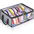 New Dustproof Hat Storage Box With Carry Handles Folding Oxford Fabric Storage Bag Household Wardrobe Container. 
