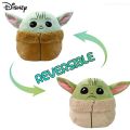Disney Star Wars Mandalorians Double-Sided Flip Reversible Baby Yoda doll kawaii DIY figures yoda Plushie Stuffed Toys Kids Gift. 