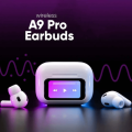 Airpods A9 Pro Touch Screen Display with ANC ENC TWS Earbuds.