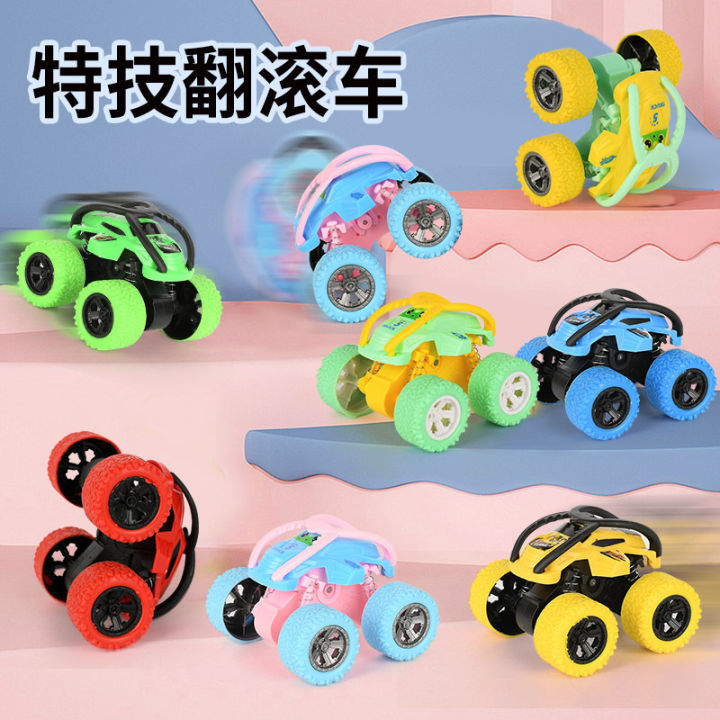 Children's%20toys%204WD%20inertia%20offroad%20vehicle%20macaron%20tumbling%20stunt%20car%20stall%20stall%20products%20small%20commodity%20wholesale%20-%20Image%202