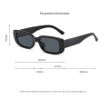 FG New Small White Frame Oval Sun Glasses Trend Sunglasses Unisex Punk Street Trend Cool Eyeglass Shades Glasses Frame UV400.
