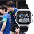 【Hengli jewelry story】Sun Yingsha Wang Chuqin Electronic Watch Party Sports Wristwatch with Alarm Clock and Chronograph. 