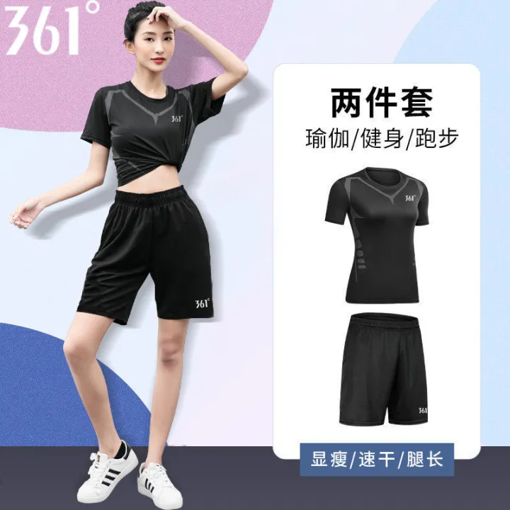 361Fitness%20Clothes%20Women's%20Sports%20Suit%20Morning%20Running%20Step%20Quick%20Drying%20Clothes%20Gym%20Yoga%20Clothes%20Summer%20Top%20Women%20-%20Image%202