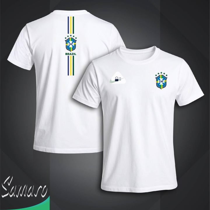 Brazil Short Sleeve Football Jersey For Men - Half Sleeve Brazil t shirt - Brazil Jersey