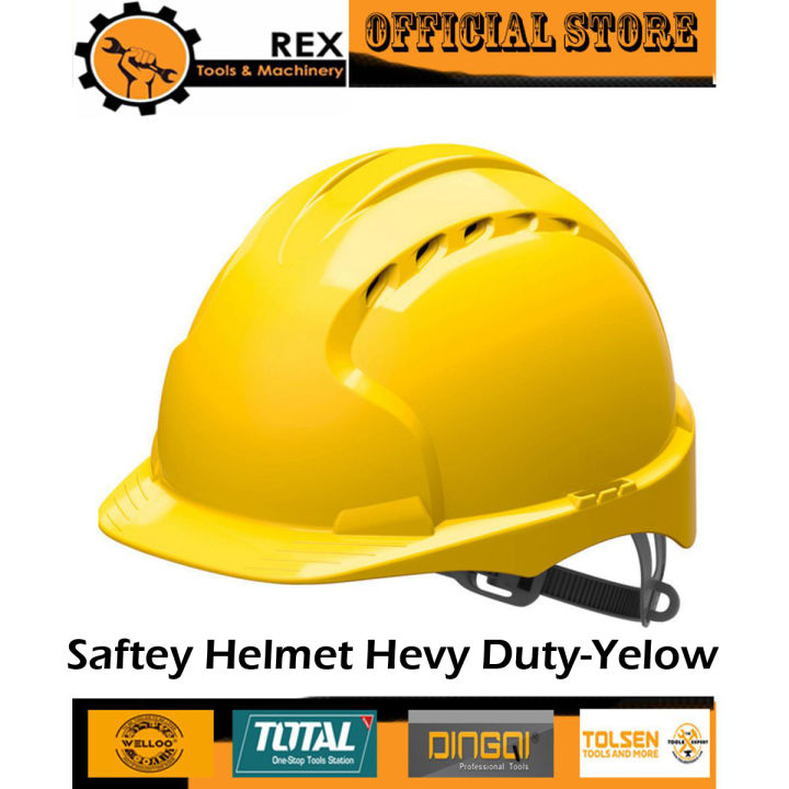 Saftey Helmet Heavy Duty- Yellow