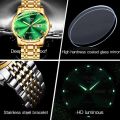 Original Luxury Stainless Steel Gold Men's Watch Business Fashion Swiss Waterproof Wrist Watch for Men. 