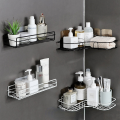 1PC Punch-free bathroom shelf storage organizer shower wall shelf storage box kitchen basket bathroom accessories WJ102813.