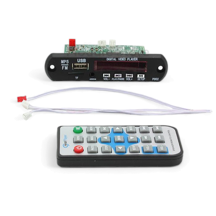 MP5 Player Audio HD Video Player Module With IR Remote Control Support MP4 MP3 FM USB TF Card 5V Video Card Replace MP5 MP3 FM Module