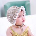 I Love Daddy&Mummy Cute Lace Flower Newborn Baby Girl Hat Panama Cap.