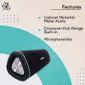 Awei Y331 TWS Outdoor Waterproof Speaker Bluetooth Wireless Stereo Super Bass Sound Support TF Card 2000mAh For Travel Party - Black.
