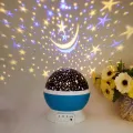 Rotating Dream Projector Lamp Starry Night Light Colorful Starry Sky Lamp -blue. 