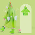 New Children Raincoat Cartoon Thickened Waterproof EVA Rain Coat Kids Transparent Tour Waterproof Rainwear Rain coats. 